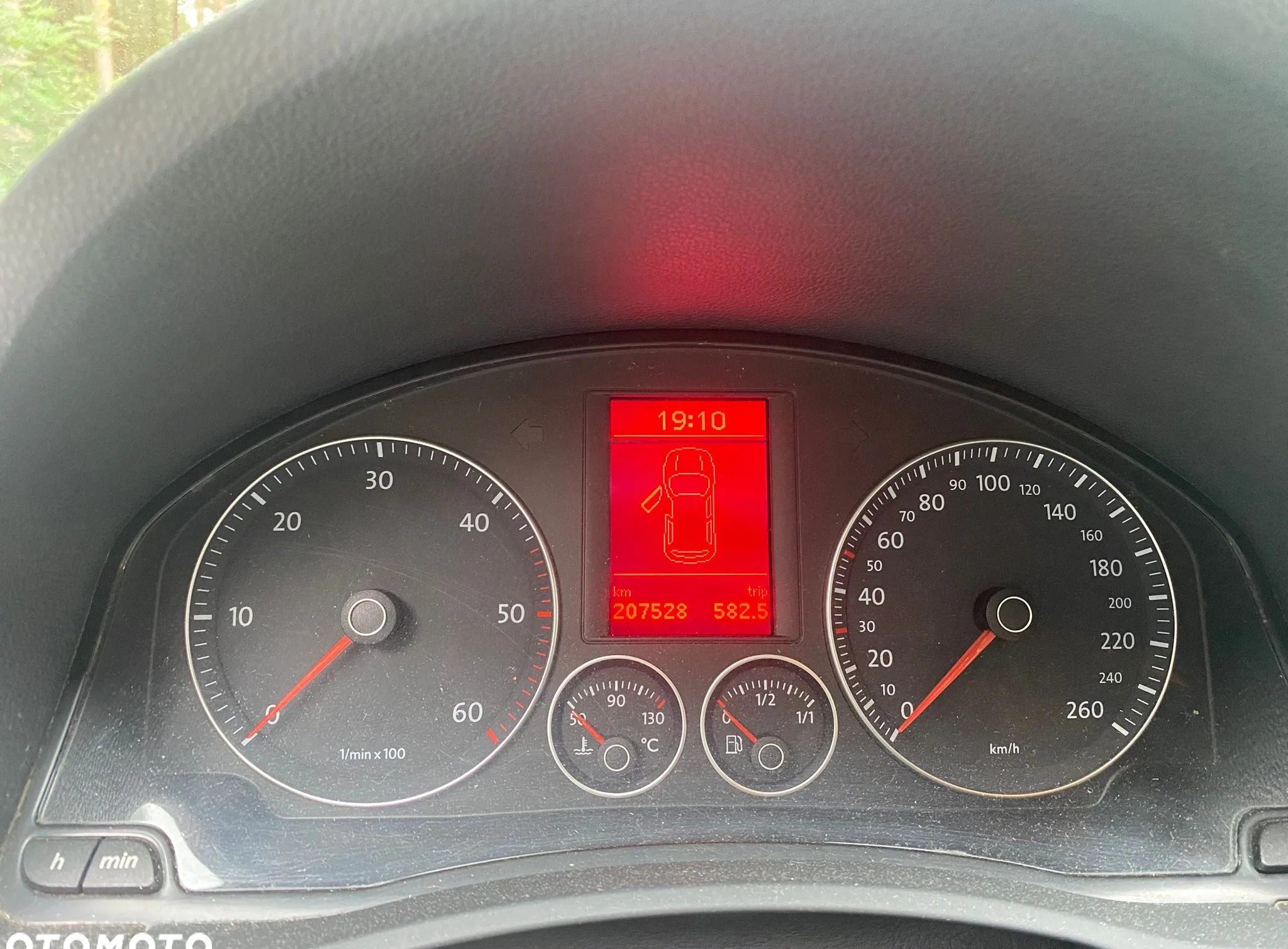 Volkswagen Golf cena 17900 przebieg: 207000, rok produkcji 2008 z Witnica małe 46